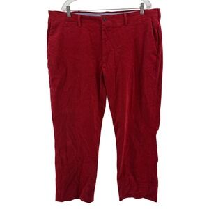 Polo Ralph Lauren Mens Red Corduroy Pants Classic Fit Stretch 40x28 40/28